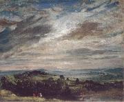 John Constable View from Hampstead Heath oil painting artist